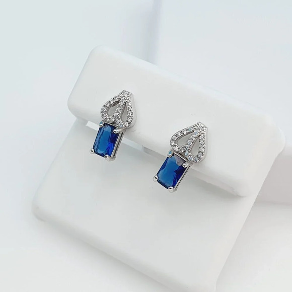 "925 Sterling Silver Cubic Zirconia Earrings, U19254817 - Picture 11 of 11